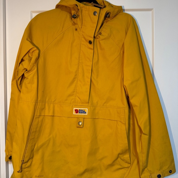 Fjällräven Women’s Vardag Anorak – Mustard Yellow, Size Small - Picture 4 of 9